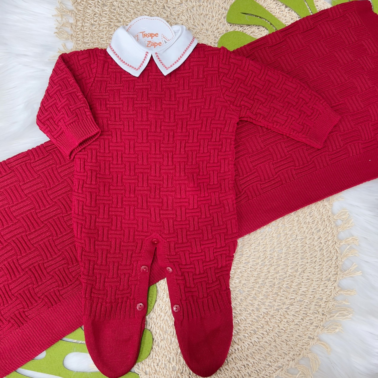  Saída de Maternidade Marcos - Vermelho